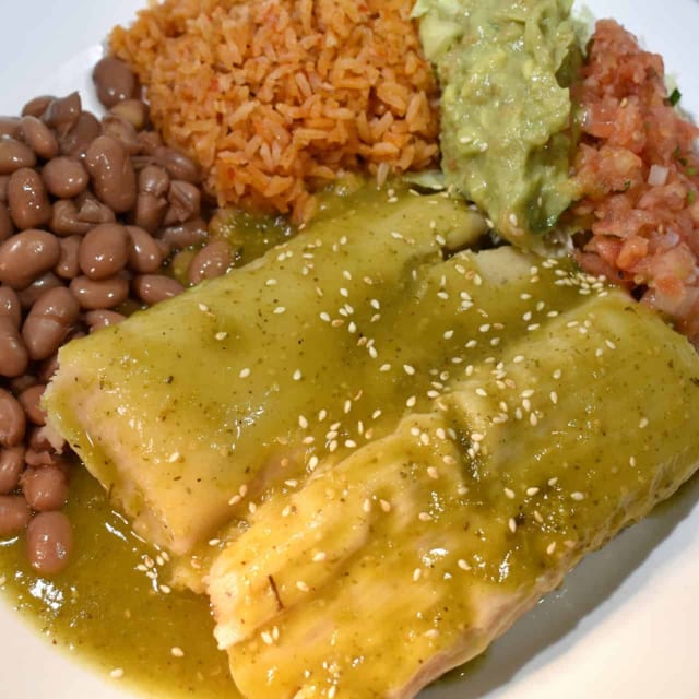 Tamales Platter.